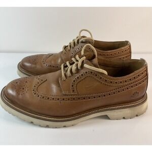 Cole Haan American Classic Oxfords Shoes Mens Sz 9 Brown Leather Wingtip